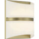 Velaux LED 17.5 inch Soft Brass Wall Sconce Wall Light